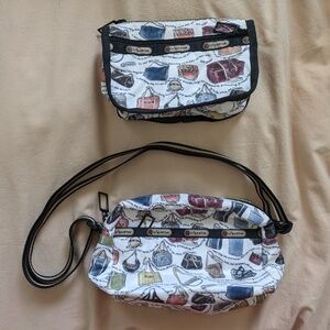 Le Sportsac History 45th Anniversary Collection set of 2 bags